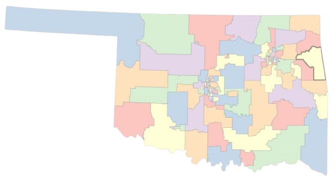 Map of Oklahoma House District 86